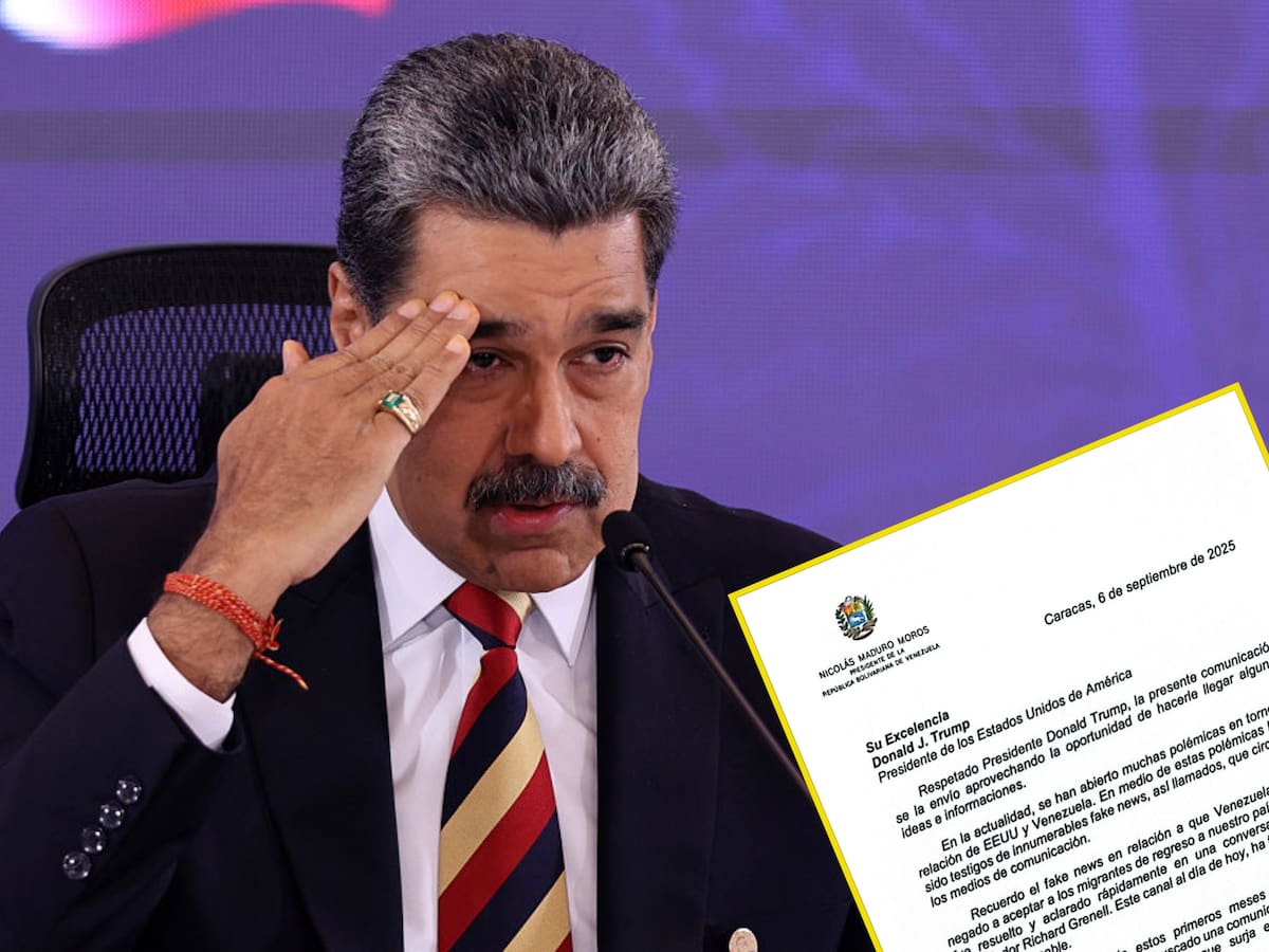 Esta es la carta que Nicolás Maduro le envió a Donald Trump