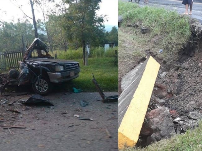 Una fuerte explosión se escuchó en la mañana de este martes en el casco urbano del municipio de Miranda, Cauca. Foto: Cortesía Sucesos Cauca