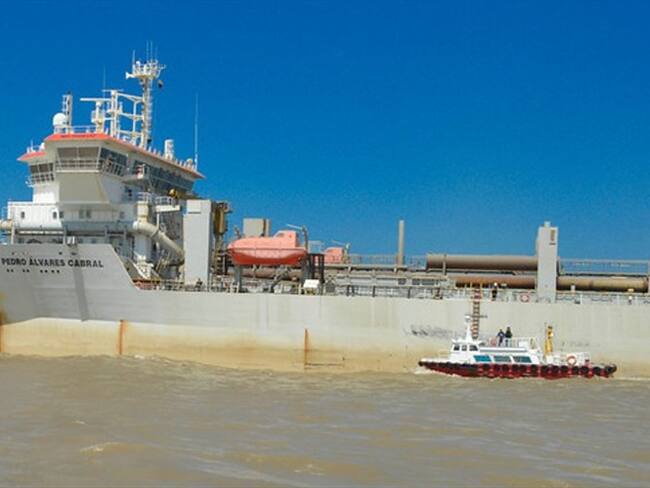 Finalizaron los trabajos de mantenimiento en el Canal de Acceso en el Puerto de Barranquilla. Foto: Colprensa