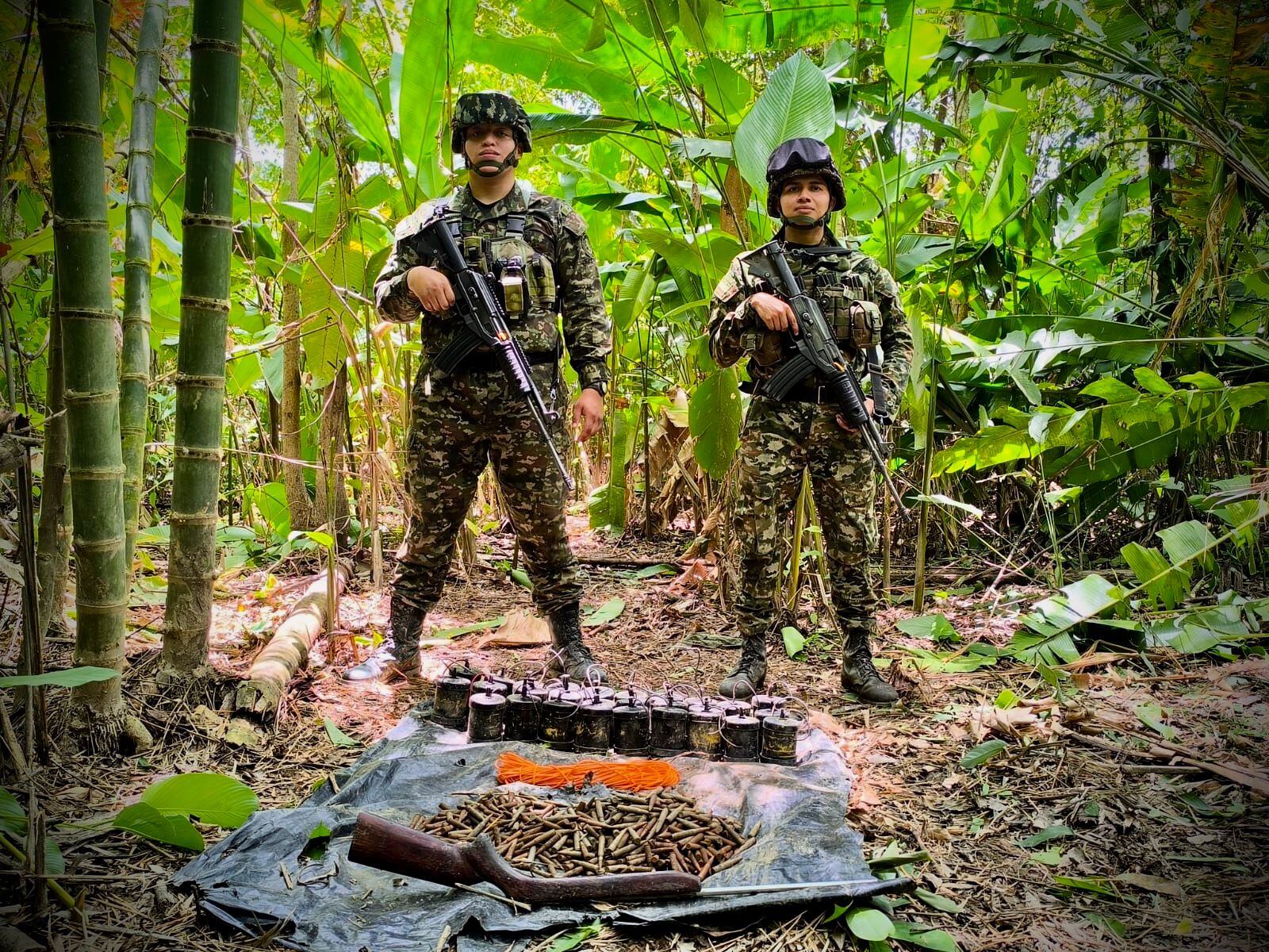 Ejército destruye 29 minas antipersonal en el sur del Meta