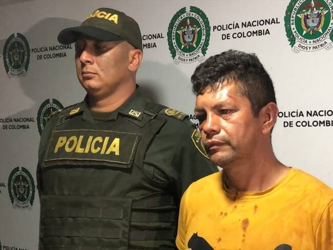 El sujeto de 46 años de edad fue golpeado por la comunidad . Foto: Policía