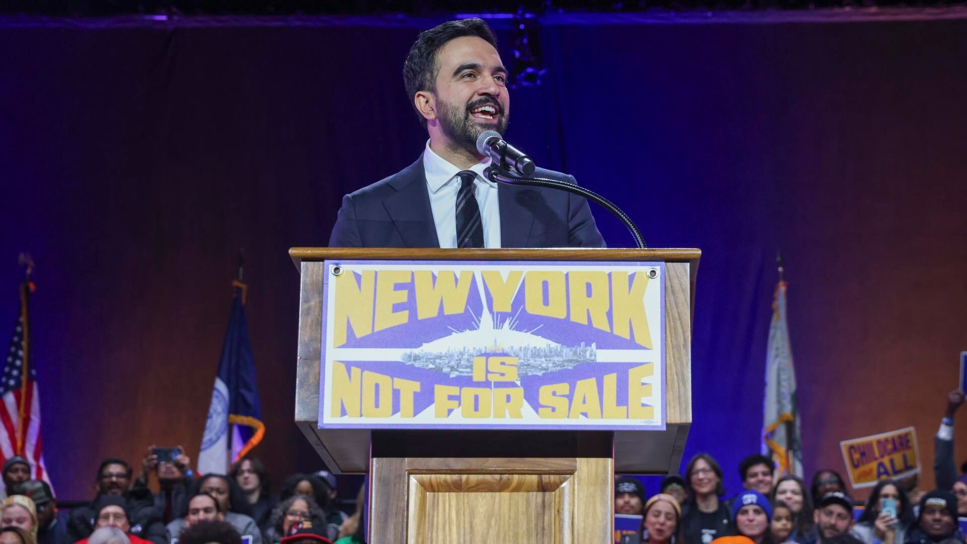 El progresista Zohran Mamdani gana las elecciones a la Alcaldía de Nueva York, según proyecciones. Foto: EFE/EPA/SARAH YENESEL