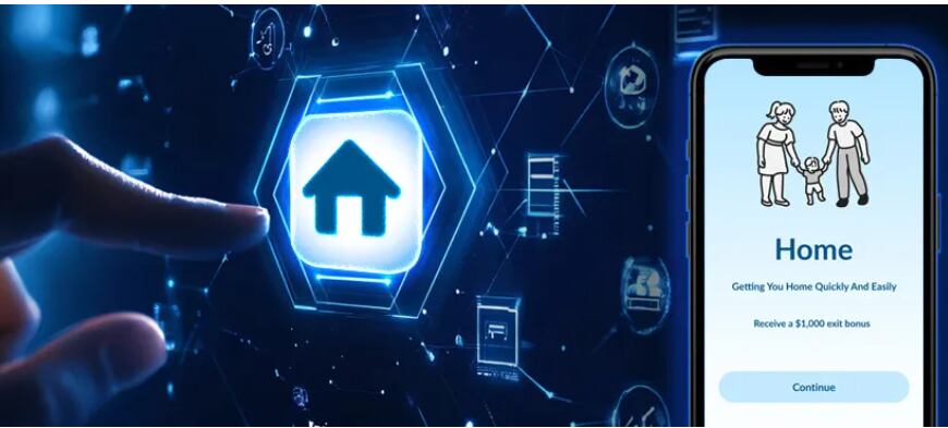 Aplicación App CBP Home. Foto: Página web CBP Home Mobile Application.