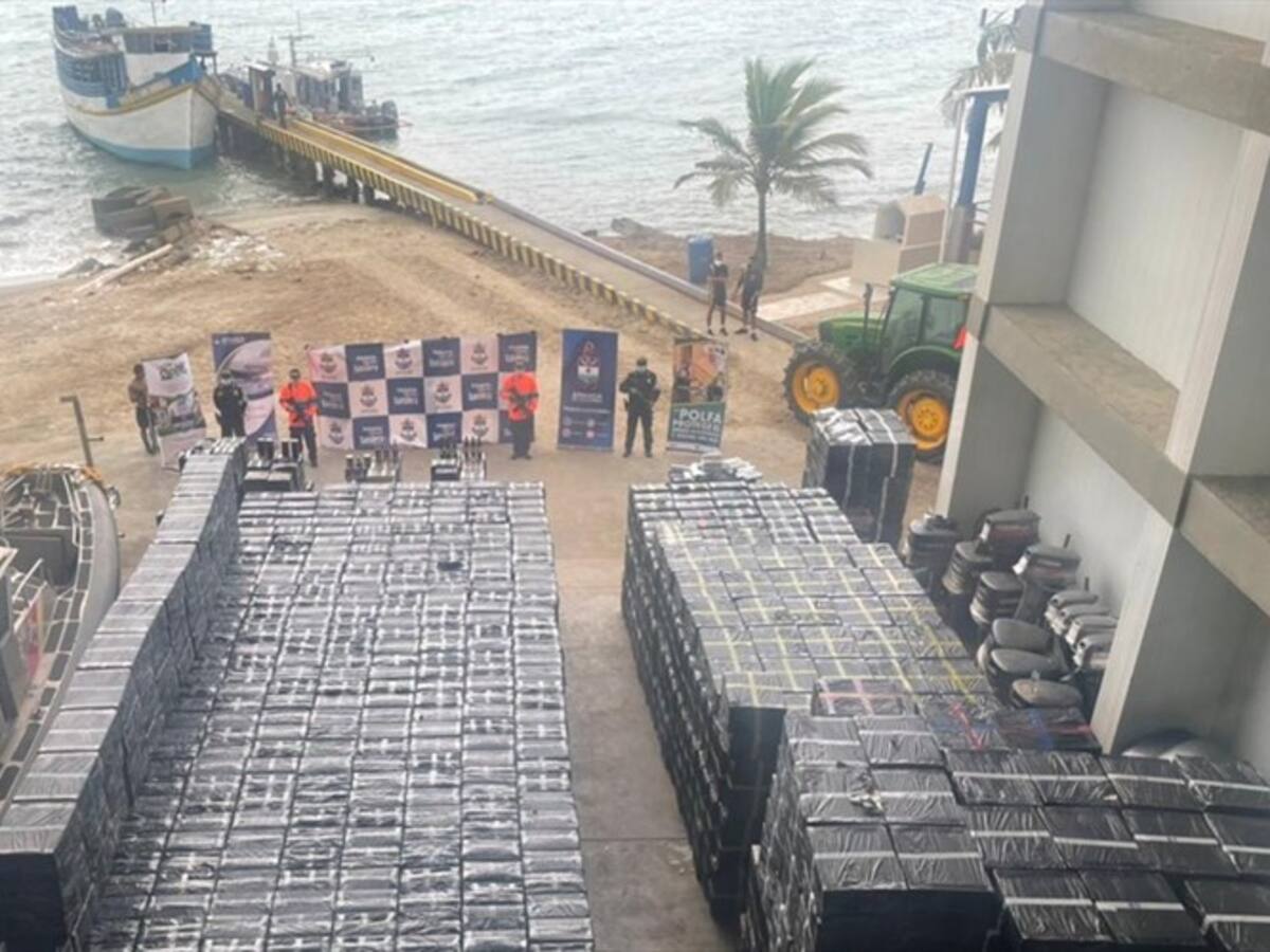 Más de 60 millones de cigarrillos fueron incautados en el Caribe