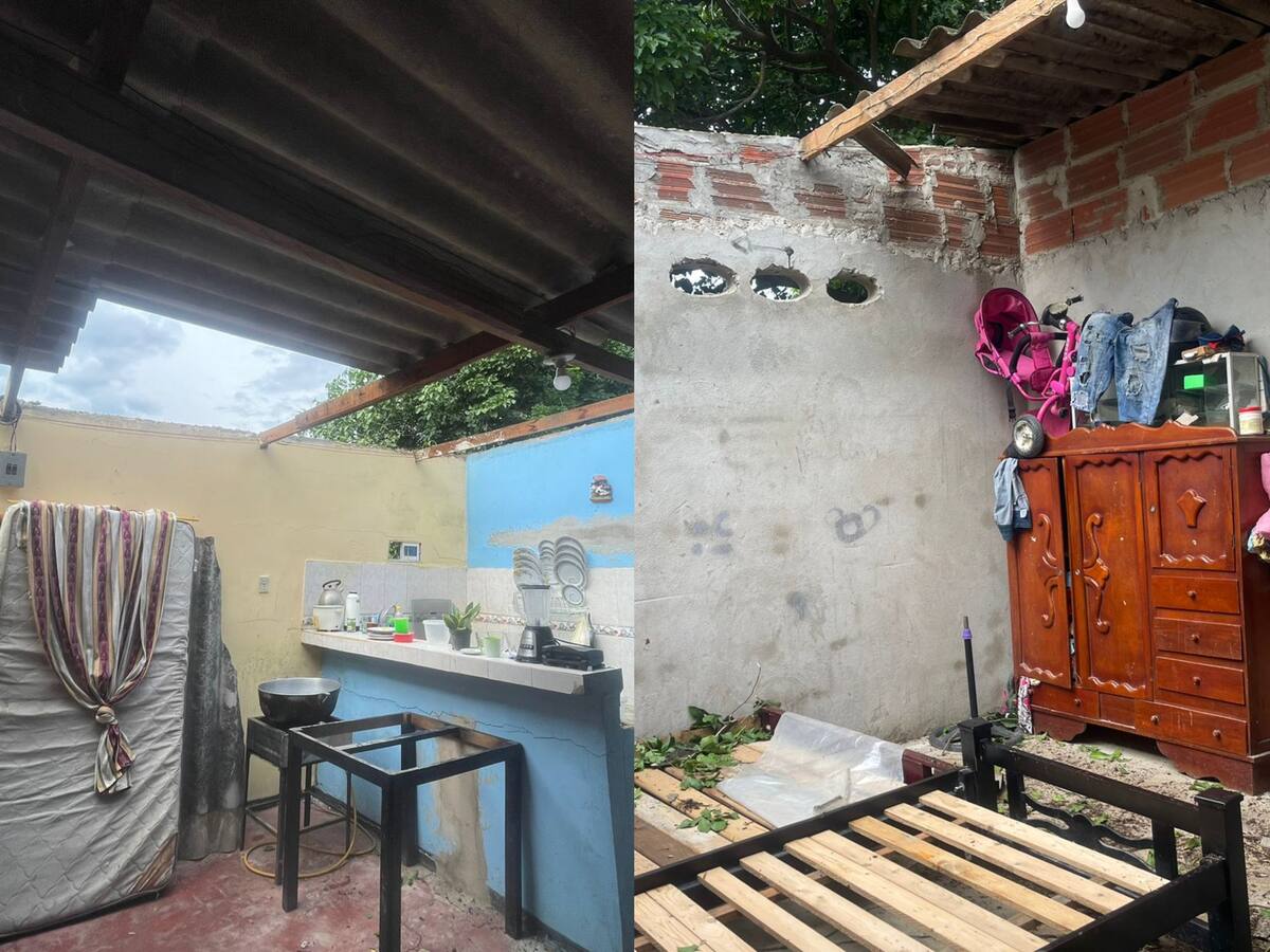 Los duros testimonios de afectados por fuerte vendaval en Barranquilla: “tuvimos pánico”