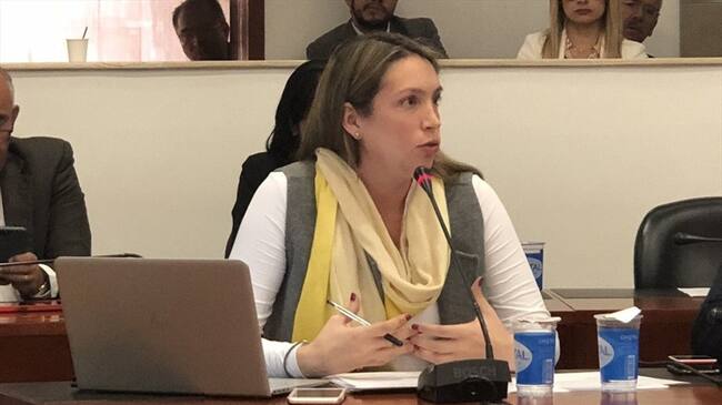 Sara Piedrahita Lyons, representante a la Cámara por Córdoba. Foto: Twitter