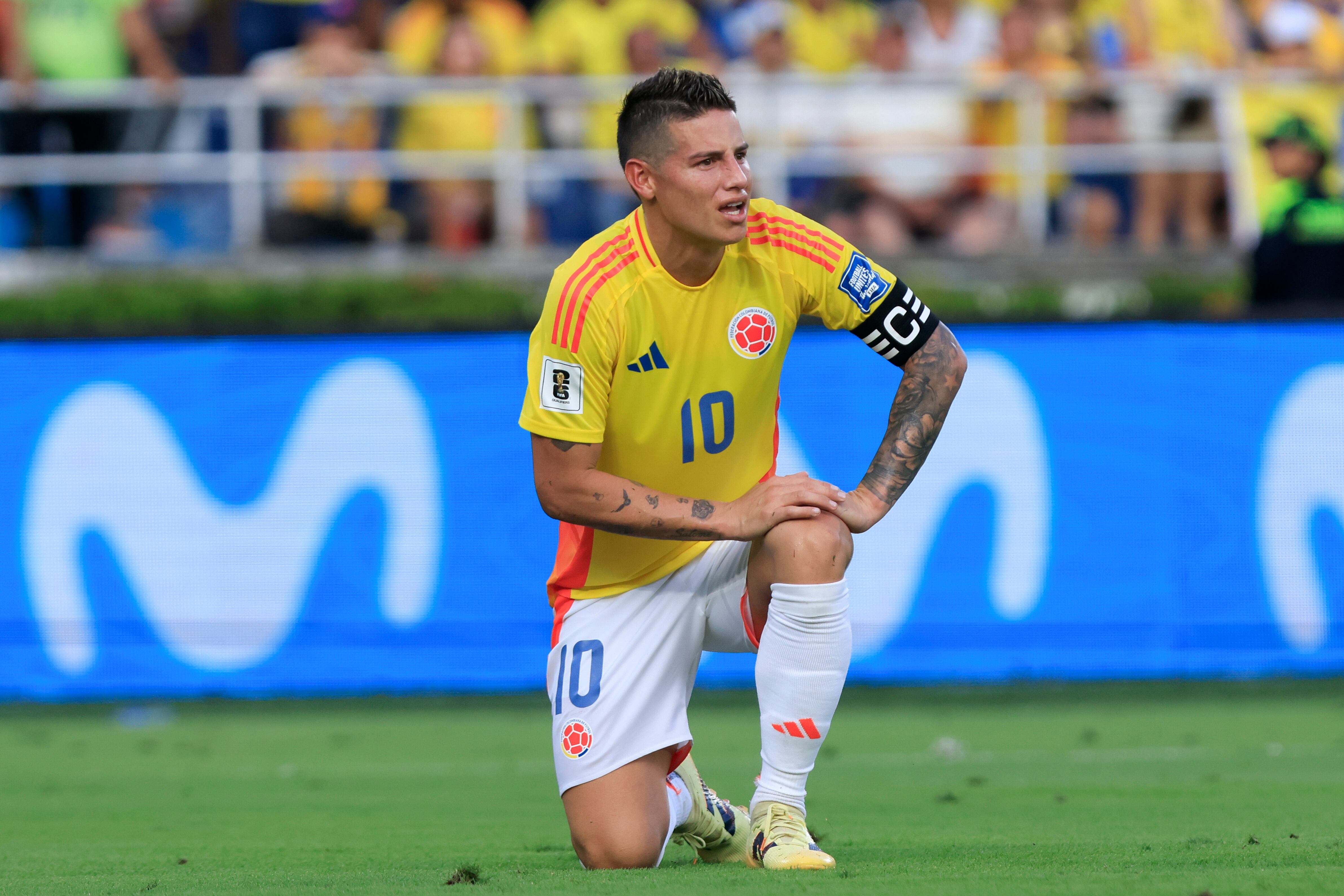 James Rodríguez, jugador de la Selección Colombia. Foto: EFE/ Ricardo Maldonado Rozo