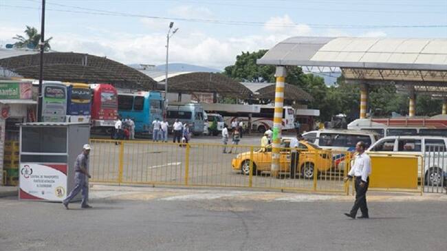 Terminal de transporte de Cúcuta adopta controles para migrantes. Foto: Colprensa