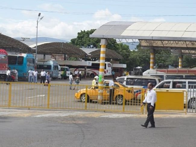 Terminal de transporte de Cúcuta adopta controles para migrantes. Foto: Colprensa