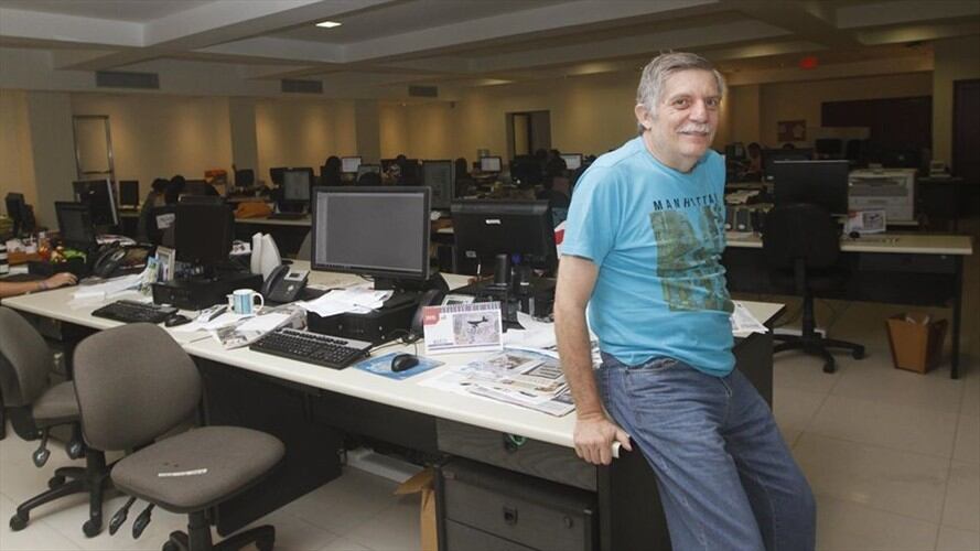 Germán Mendoza Diago fue editor general de El Universal, diario en el que trabajó entre 1986 y 2017 . Foto: Cortesía