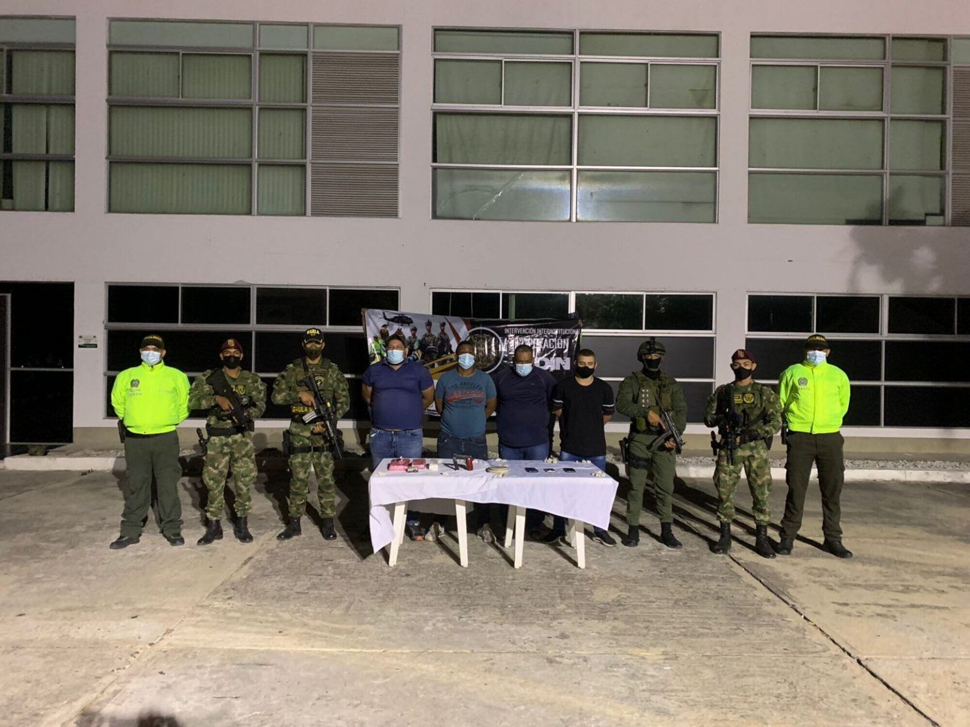 Miembros de los ‘Pachenca’ asegurados/ Fiscalía 