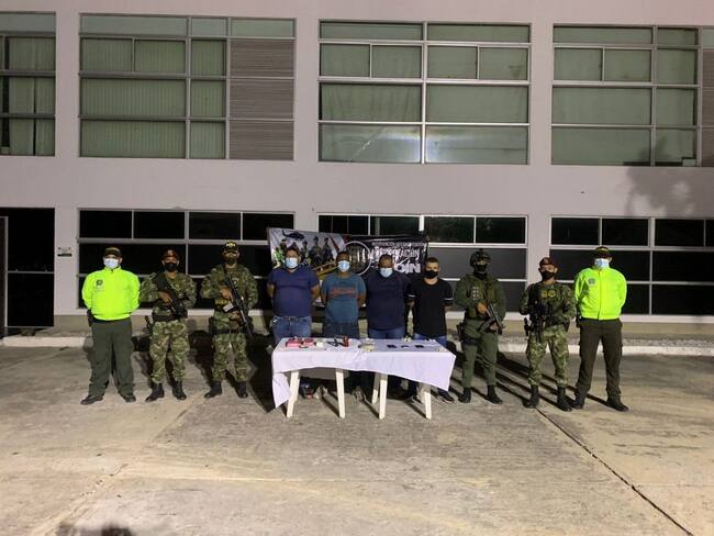 Miembros de los ‘Pachenca’ asegurados/ Fiscalía