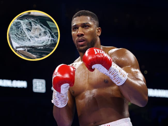 Anthony Joshua. Foto: James Chance/Getty Images)Referencia de accidente de tránsito. Foto: Getty Images.