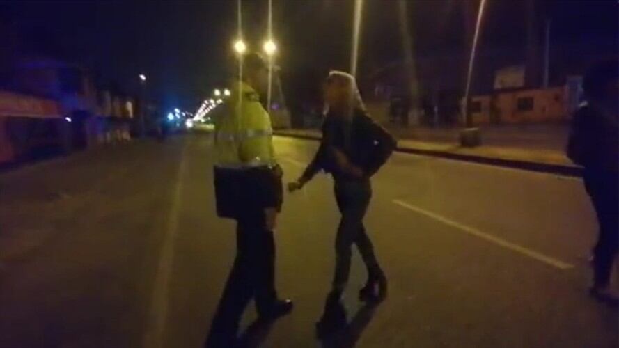 La comunidad LGBTI insiste que hubo fuerza desmedida por parte de los integrantes de la Policía Metropolitana de Tunja.. Foto: Policía Metropolitana de Tunja.