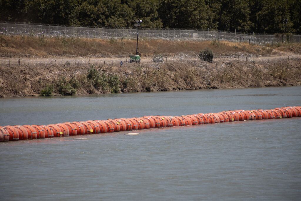 Frontera Texas y México. (Photo by David Peinado Romero/Anadolu Agency via Getty Images)