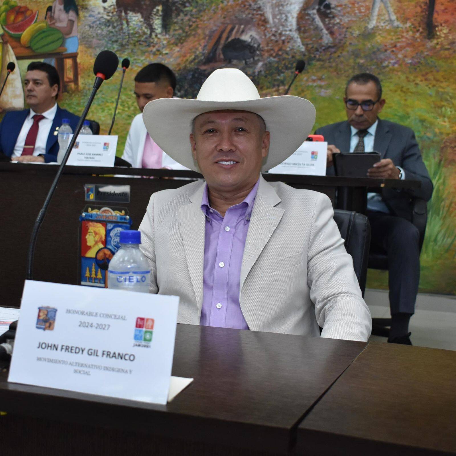 Además de su rol como concejal, John Fredy Gil se destacó como un líder social. Foto: Cortesía.