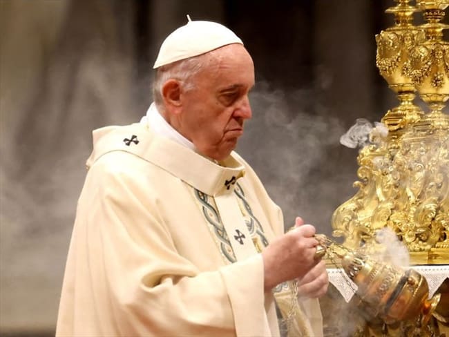 El papa Francisco recibió la tercera dosis de la vacuna contra el covid-19. Foto: Vatican Pool Galazka/Mondadori Portfolio via Getty Images