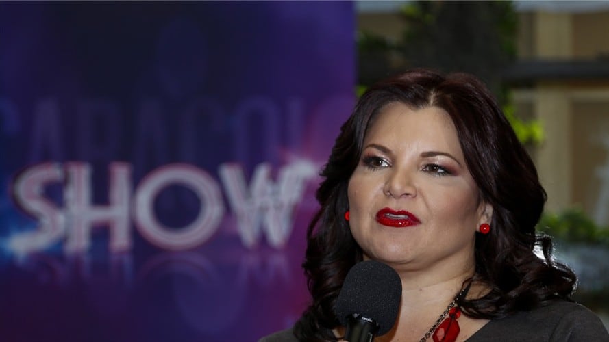 Diva Jessurum sufrió un accidente casero y terminó con su cara fuertemente golpeada. Foto: Colprensa