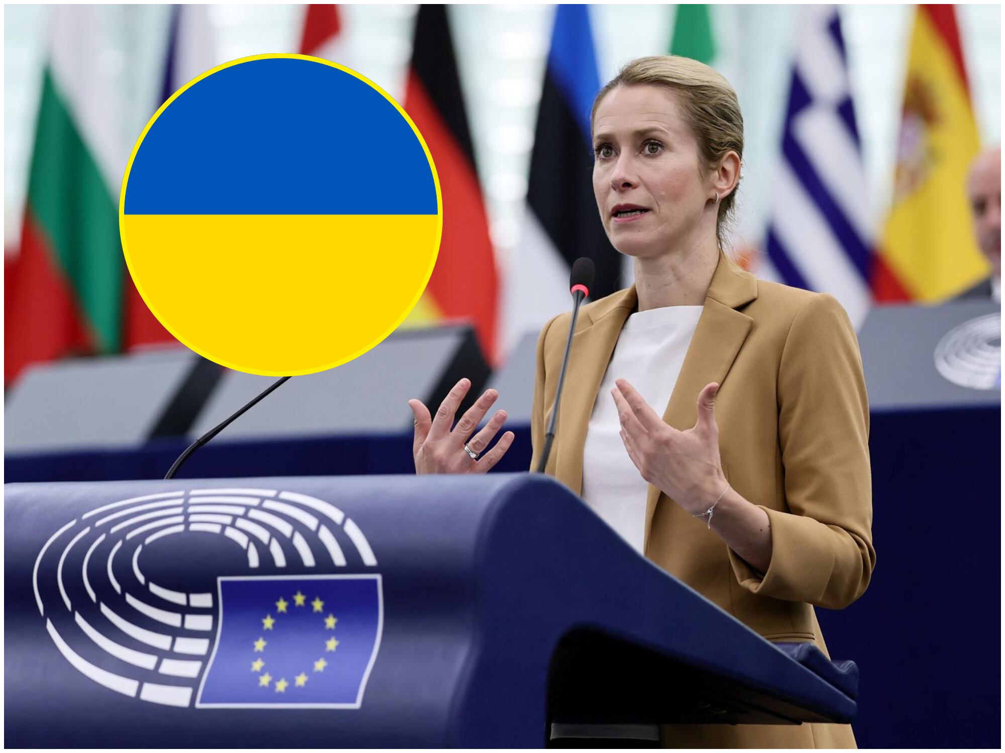 Kaja Kallas cree que la guerra en Ucrania durará todavía “un par de años más". Foto: EFE.