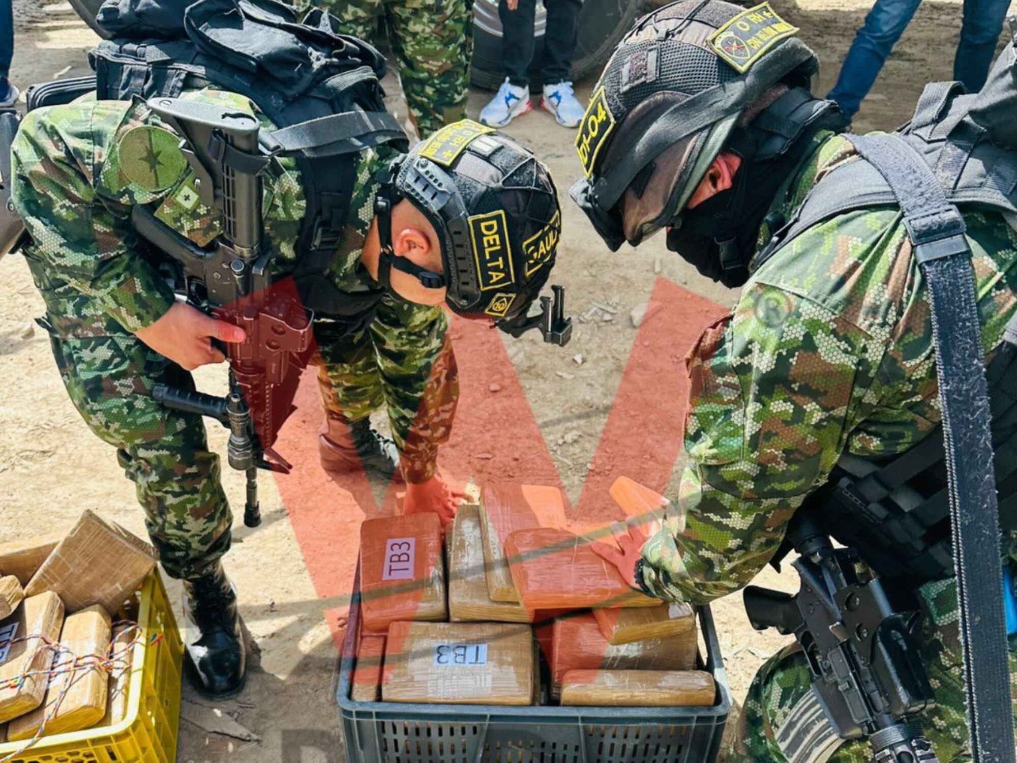 Capitán del Ejército fue capturado con 98 kilogramos de cocaína.
