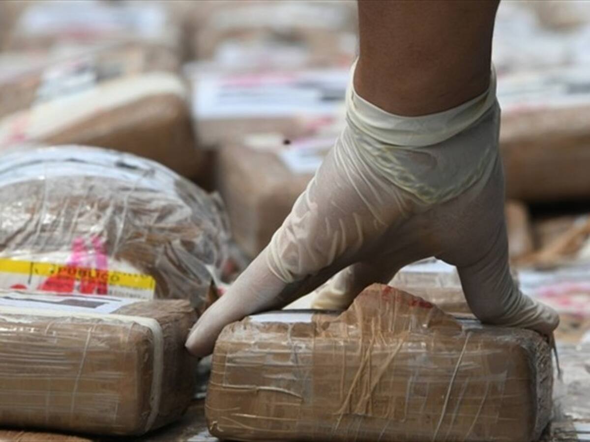 Más de una tonelada de cocaína fue incautada en el Golfo de Urabá