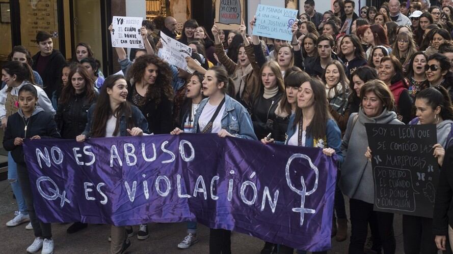 El Tribunal Supremo condenó este viernes a 15 años de cárcel por violación a los integrantes de "La Manada". Foto: Getty Images
