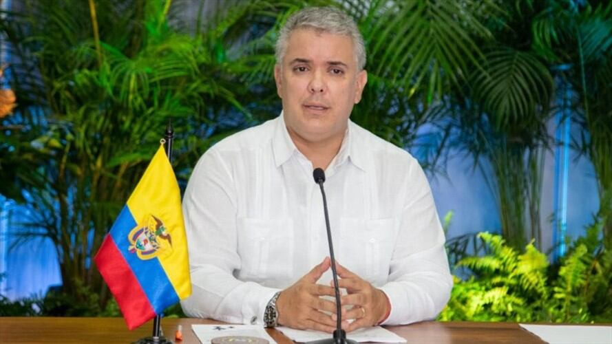 Duque se ofreció a aplicarse la vacuna de AstraZeneca para dar un parte de confianza. Foto: Presidencia