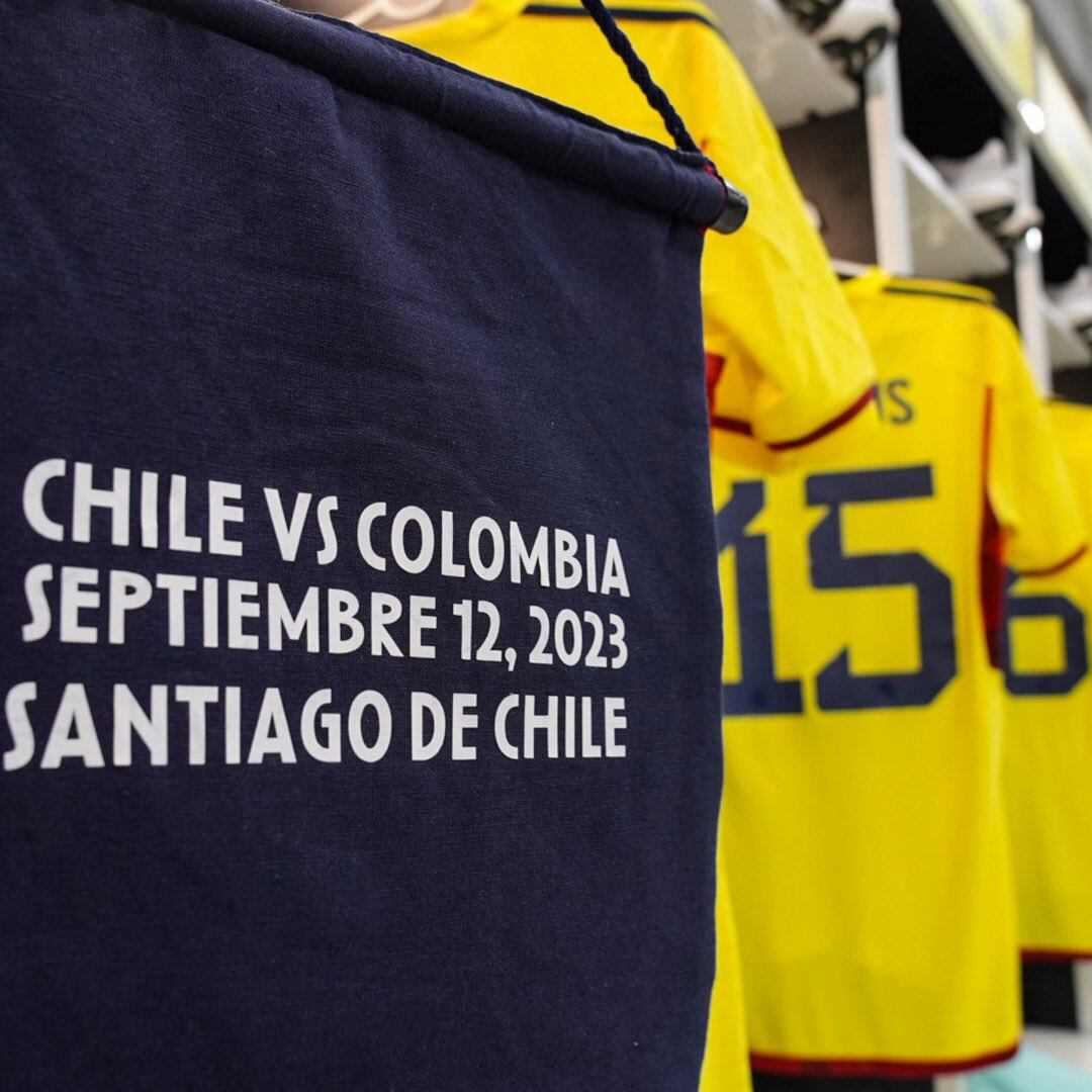 Chile vs. Colombia. Foto: Seelección Colombia Twitter.