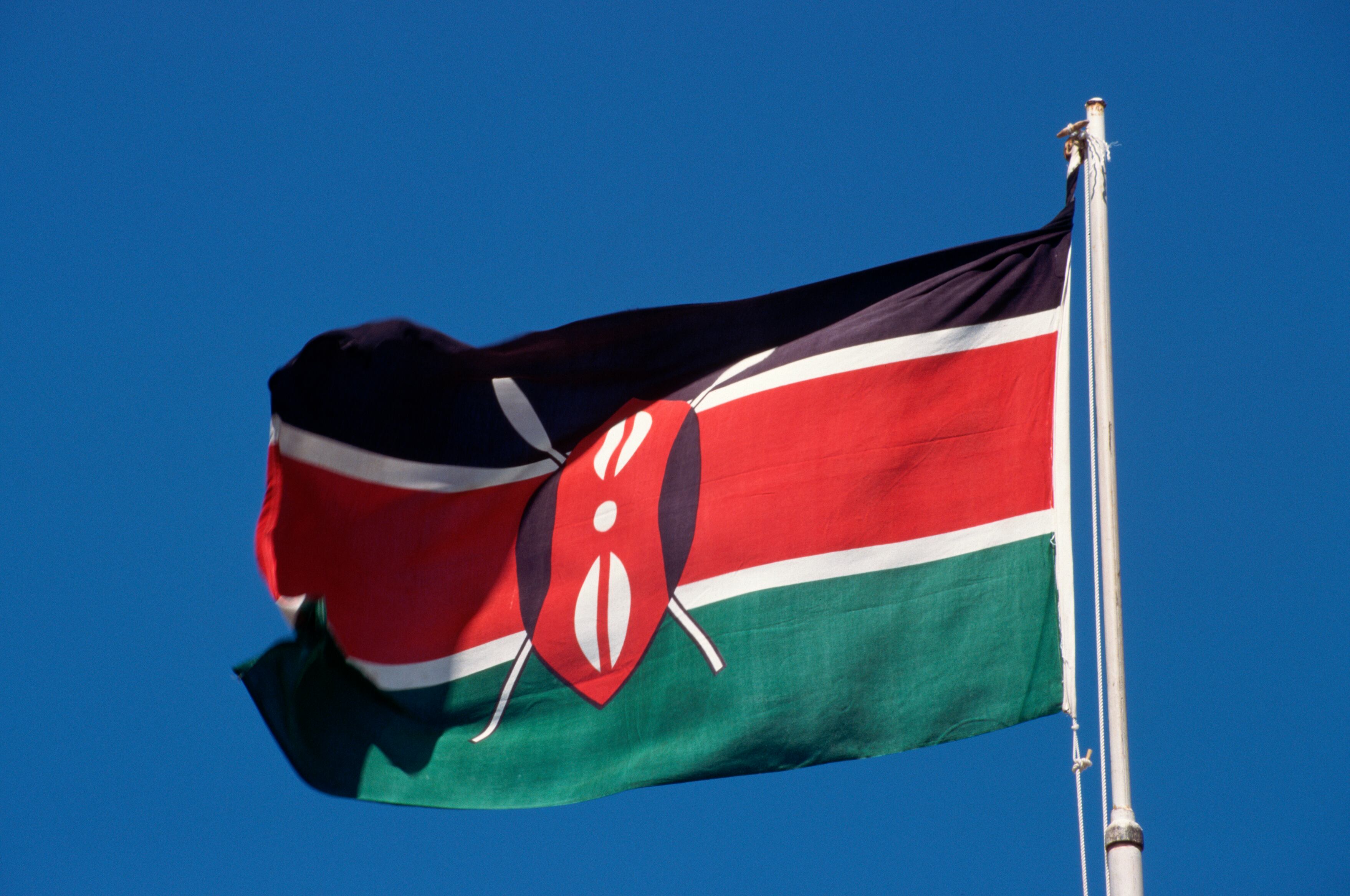 Bandera de Kenia imagen de referencia. Foto: Getty Images.