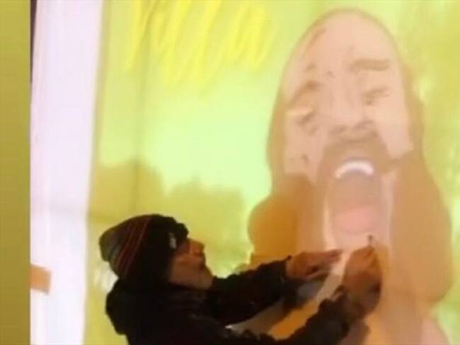 Homenaje a Lucas Villa en el Parque de la Mujer de Manizales. Foto: Tomada del Instituto de Cultura y Turismo.