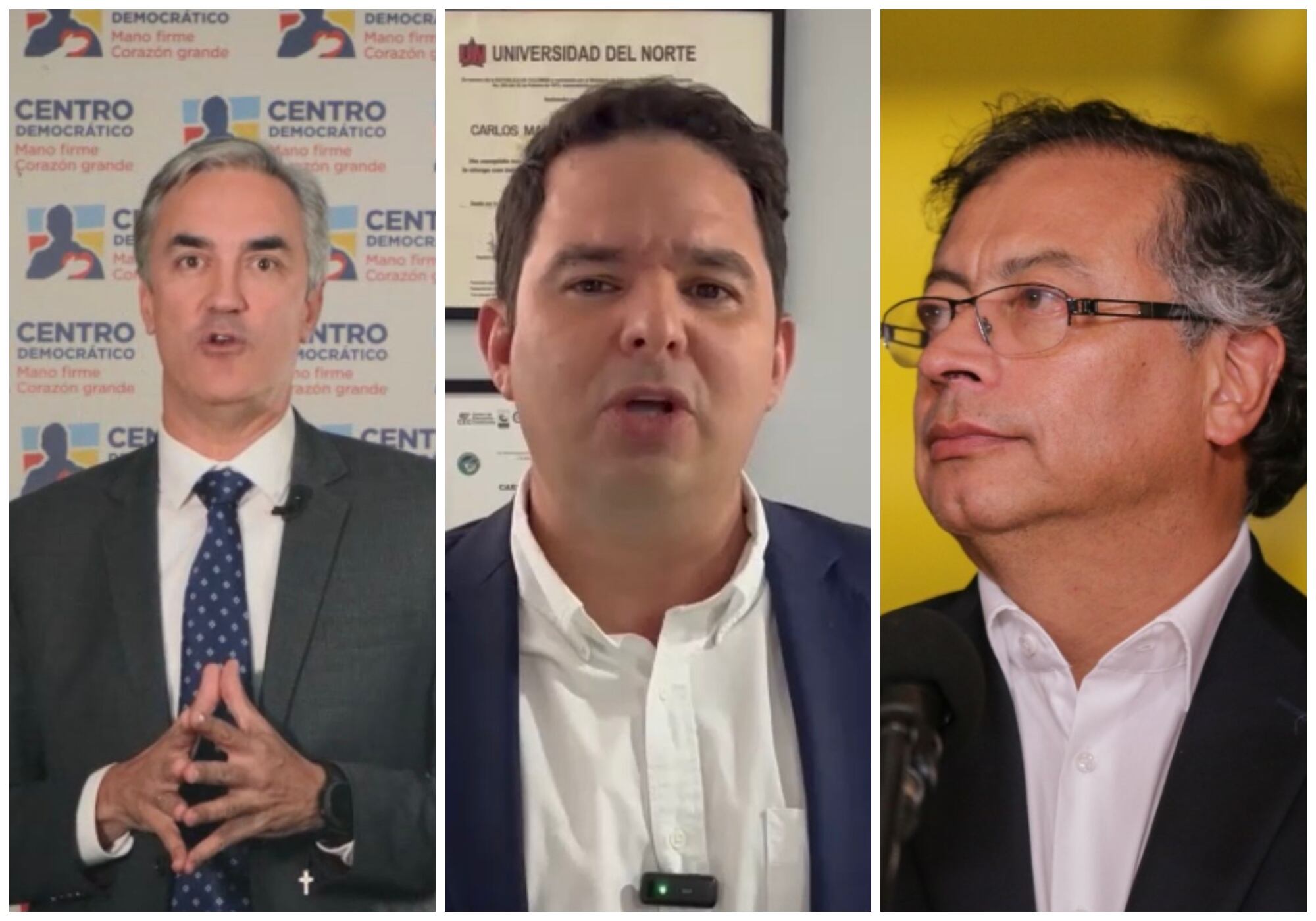 Centro Democrático señaló a Petro de una “crisis inducida” en el sistema de salud. Foto: Centro Democrático/ Colprensa.