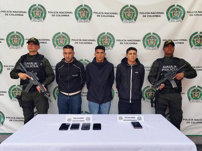 Cayeron delincuentes dedicados al paseo millonario en la Zona T de Bogotá. Foto: Policía Metropolitana de Bogotá