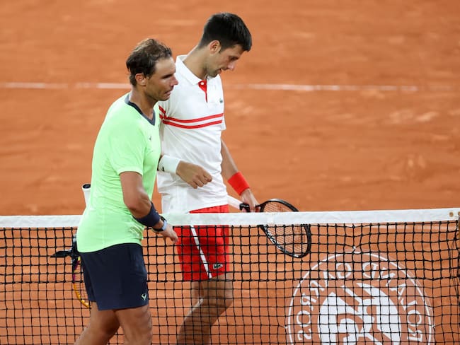 Novak Djokovic y Rafael Nadal. (Photo by John Berry/Getty Images)