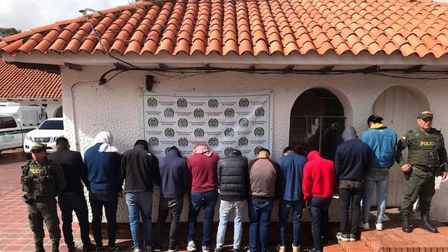 Capturados estudiantes . Foto: Cortesía