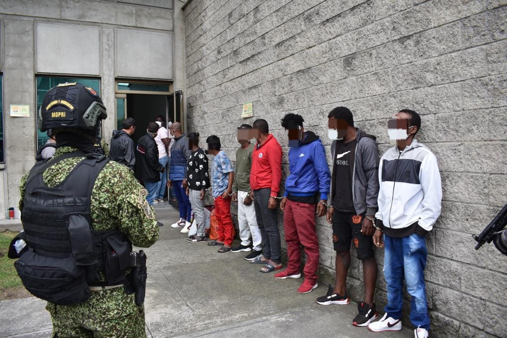 Armada captura presuntos 14 integrantes del Clan del Golfo | Cortesía: Armada Nacional de Colombia