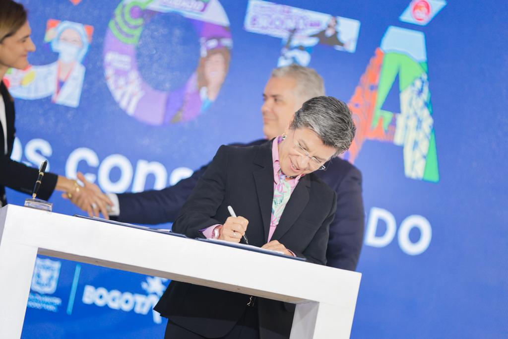 Claudia López, alcaldesa de Bogotá, Foto: Alcaldía