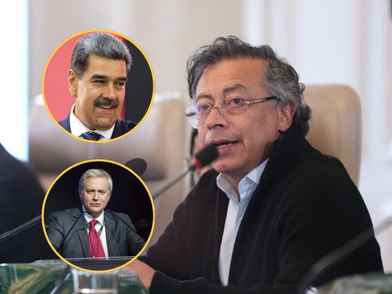 Petro arremete contra Maduro y Kast, los califica de "dictador" y "nazi