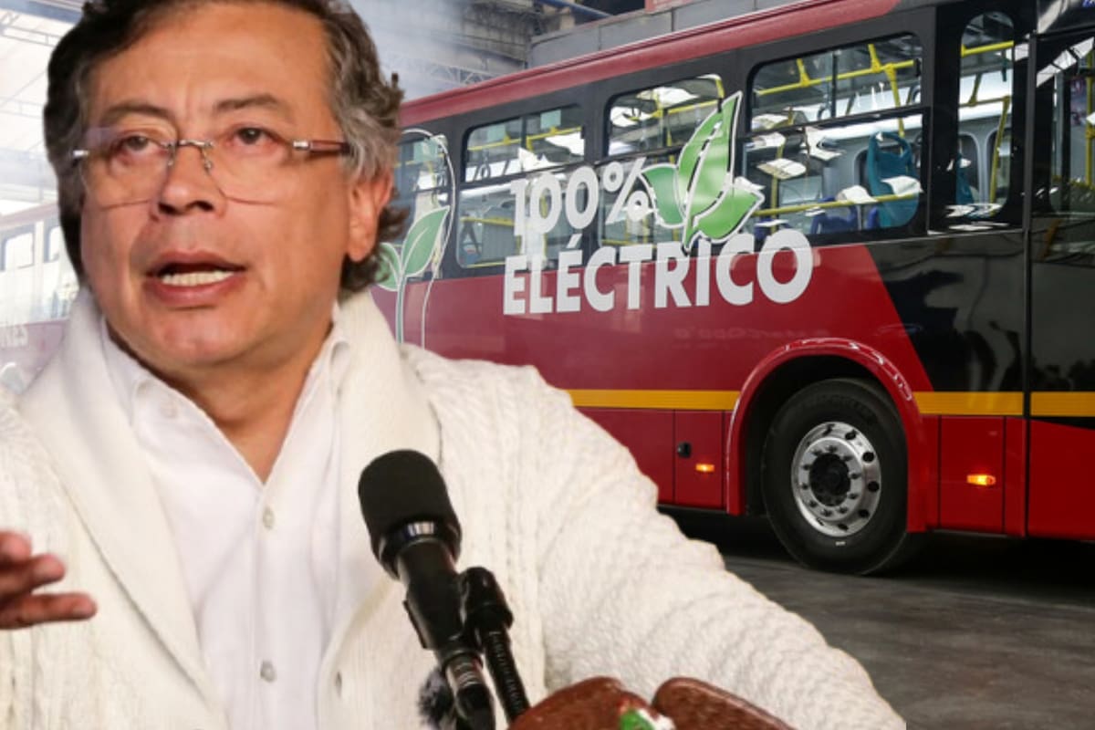 Petro dice que Gobierno dispone de $1.5 billones para comprar flota eléctrica de TM y reducir costos