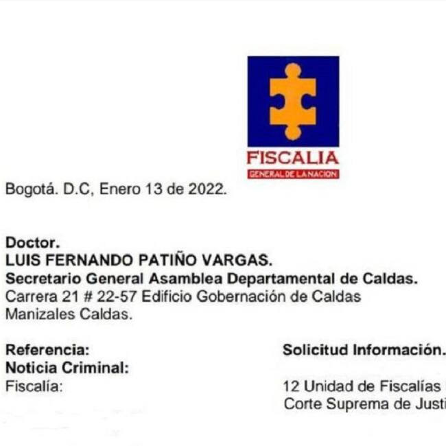 Se trata de la empresa, Promueve Más. Crédito: Foto enviada por el diputado Camilo Gaviria.