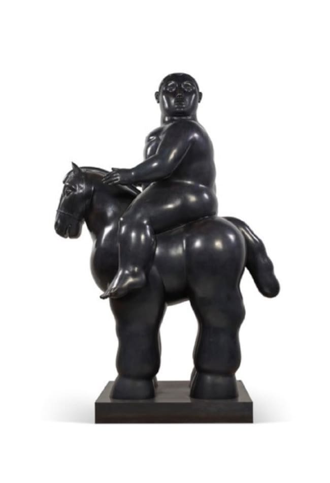 Escultura ‘Hombre a caballo’ de Fernando Botero