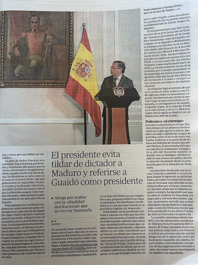 Así registró el mundo la entrevista de Pedro Sánchez en La W