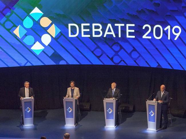 Debate electoral en Argenina. Foto: Getty Images
