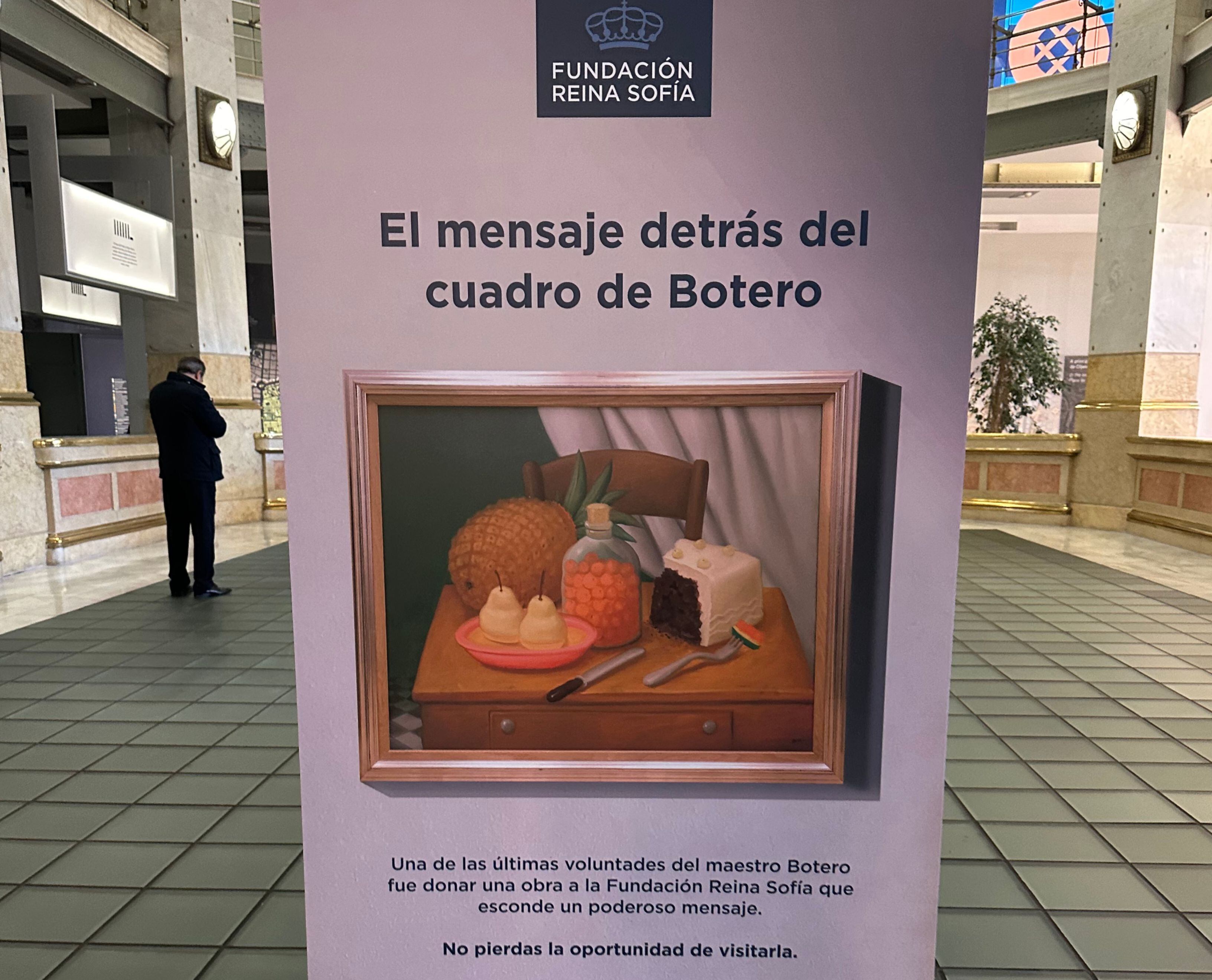 El mensaje detrás del cuadro de Botero en el Museo Fundación Reina Sofía en España