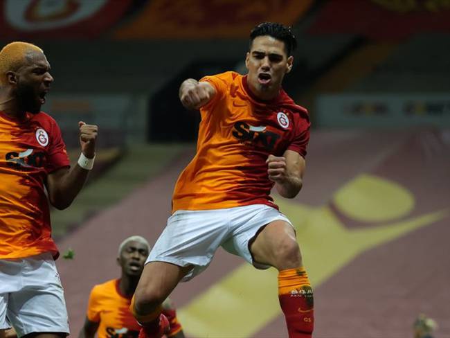 Delantero colombiano del Galatasaray, Radamel Falcao García. Foto: Getty Images