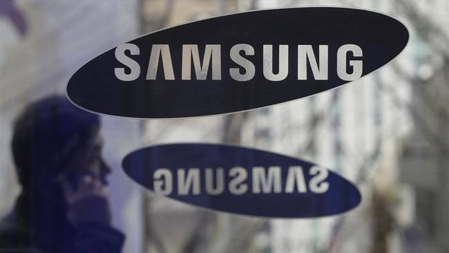 Logotipos de Samsung Electronics Co.. Foto: Associated Press - AP
