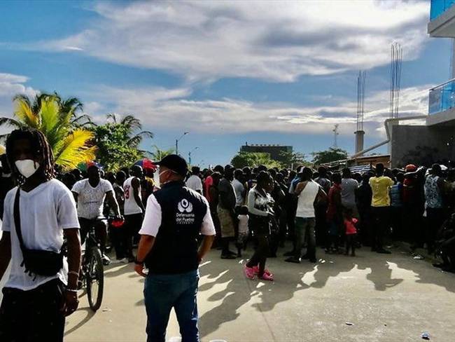 Avanzan operaciones en Necoclí e Ituango para neutralizar actuar de grupos ilegales con desplazados y migrantes. Foto: Colprensa