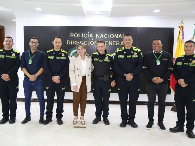 Reunión director de la Policía y la alcaldesa de Santa Marta / Policía 