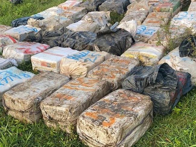Más de una tonelada de cocaína del Clan del Golfo fue ubicada en el Chocó / Imagen de referencia. Foto: Colprensa