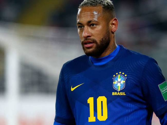 Neymar. Chile vs Brasil Eliminatorias Mundial 2022. Créditos: Getty Images/ Claudio Reyes - Pool