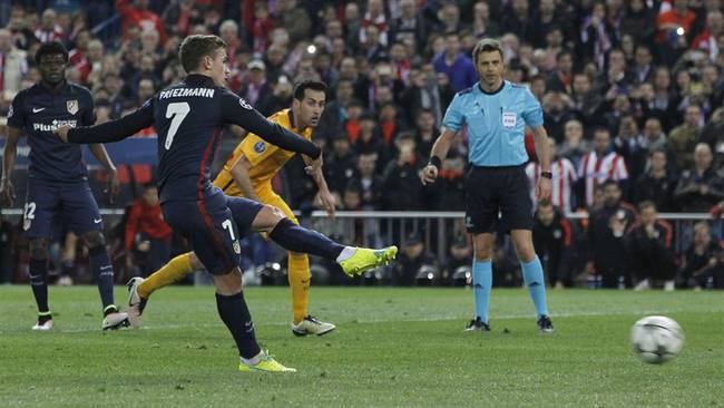 Barcelona cayó ante el Atlético de Madrid en el Vicente Calderón. Foto: Agencia EFE